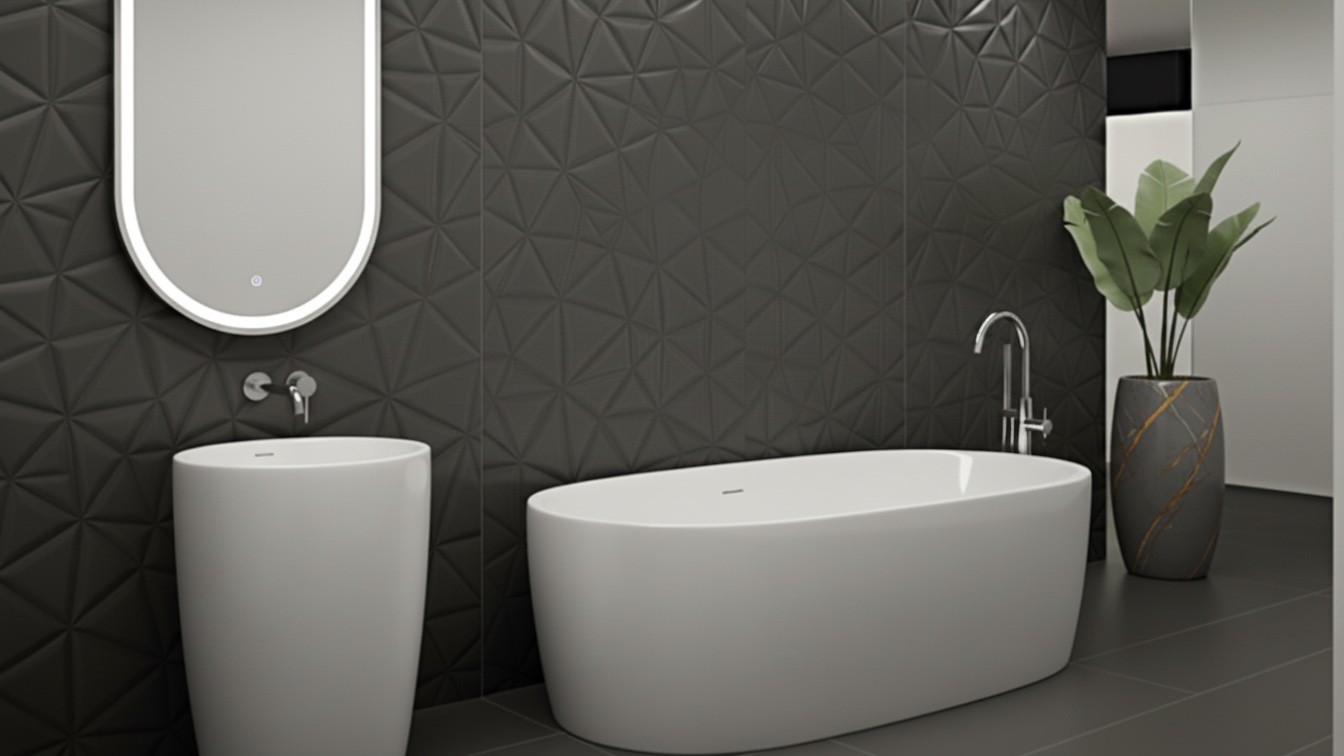 Solid Surface Shower Wall Panel Made in Turkey